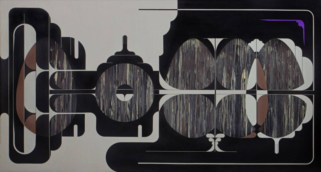 Julián Prebisch - Sin título - acrílico sobre tela - 145 x 270 cm - 2013